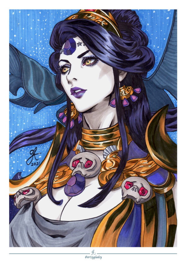 Nyx from Hades Print