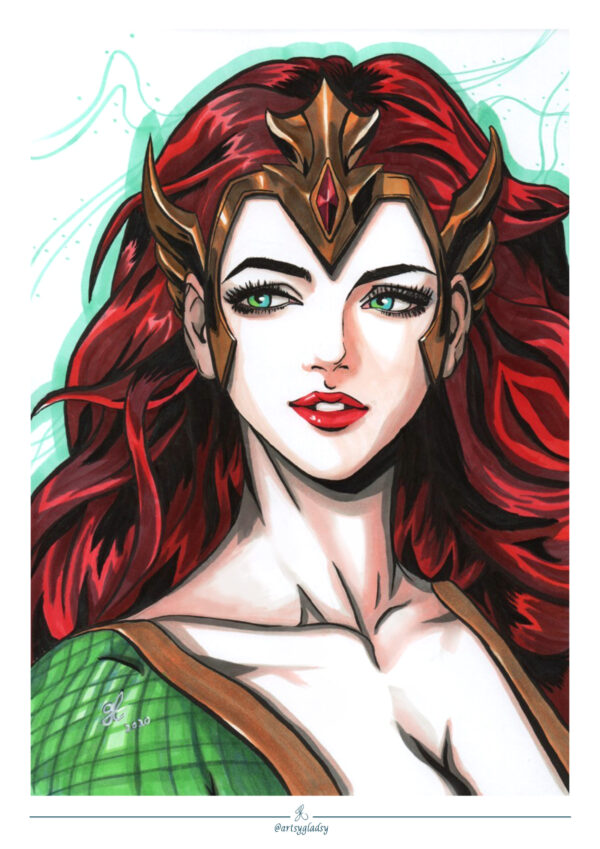 Mera from DC Comics Print